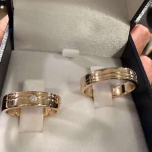 Par argollas matrimonio MD-10