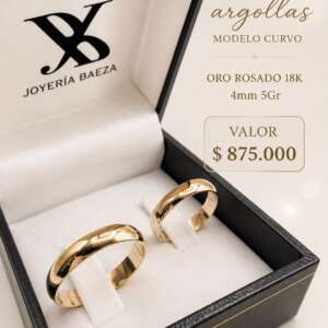 Par de Argollas MD CUR