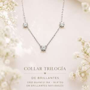 collar trilogia de brillantes