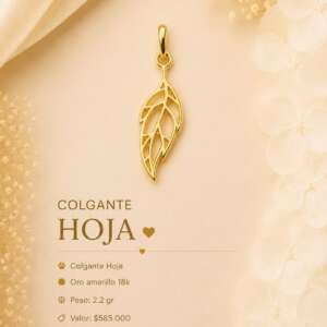 Colgante Hoja