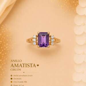 Anillo Amatista